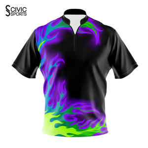 Camiseta Deportiva Personalizada para Verano, para Bowling, Golf, Pickleball, de Secado Rápido y Transpirable, para Adultos, Uniforme de Equipo - Product Image 1