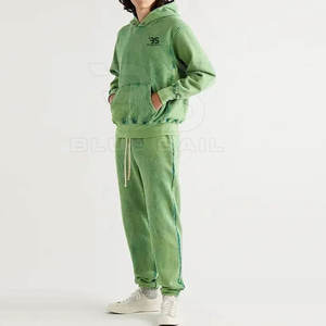 Stylish Acid Wash Hoodie <b>For</b> <b>Men</b> Cotton Blended <b>Mens</b> Hoodie With Acid Wash Finish And Front <b>Pouch</b> Pocket - Product Image 4