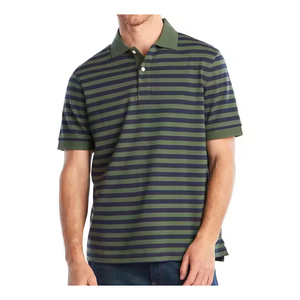 2025 nouveaux hommes Polo coton respirant décontracté coupe ajustée à manches courtes Golf sport T-Shirts col classique Look d'affaires - Product Image 1