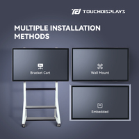 Pantalla Táctil de 55'' para Dispositivos, Equipo de Enseñanza Inalámbrico, Pizarra Interactiva