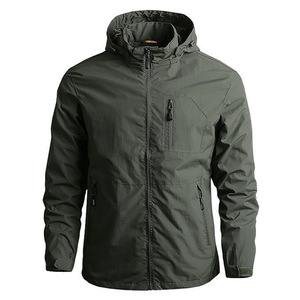 Veste décontractée fine printemps-automne, imperméable, pour l'extérieur, avec logo personnalisé brodé, prix usine Chine, pour le Bangladesh, vente transfrontalière - Product Image 4