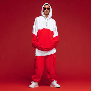 Ensemble de survêtement pour homme, taille plus, streetwear d'hiver, poids lourd, jogging, pantalon de survêtement - Product Image 6