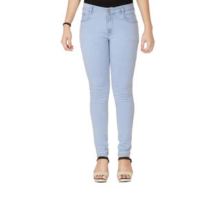 Pantalon en jean taille moyenne de haute qualité vêtements extensibles pour femmes pantalon en jean pour vente en ligne en quantité en vrac - Product Image 3