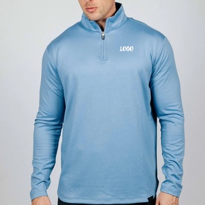 ... Top de golf con cremallera de Cuarto hecho con jugadores atléticos en mente, tela suave transpirable ideal para el movimiento durante el swing - Product Image 2