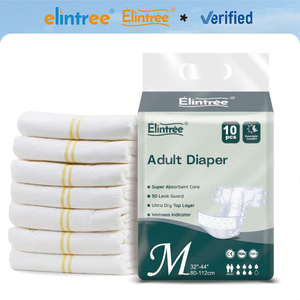 Couches jetables pour adultes de haute qualité, prix usine Elintree, personnalisables OEM, pour incontinence, taille L, pour hommes et femmes - Product Image 2