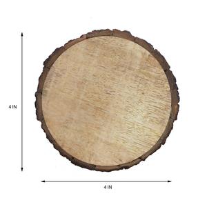 Tranches de Bois Naturel pour la Décoration Intérieure et la Protection des Tables, Fabriquées avec un Ensemble de Sous-Verres en Bois, Fournisseur en Gros d'Usine - Product Image 2
