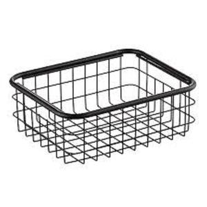 Best Seller <b>Mesh</b> Design Black Powder Coated Metal Decorative Fruits <b>Basket</b> Home and Garden Iron Wire Food Containing <b>Basket</b> - Product Image 4