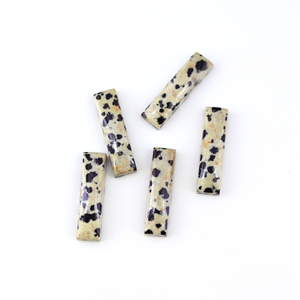 Magnífico Cabujón Rectangular Plano de Malaquita Lisa de 6x23mm, Piedra Preciosa Suelta con Certificación de Terceros para la Elaboración de Pendientes Colgantes de Plata para Mujer - Product Image 2