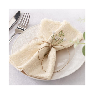 Serviettes de table en coton 100% finition pierre rose pastel avec une sensation douce et des bords renforcés Parfait pour les projets de vente au détail ODM personnalisés - Product Image 2