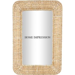 Art moderne créatif de haute qualité, cadre en métal plaqué or, miroir de sol en forme de rectangle design unique d'Inde - Product Image 3