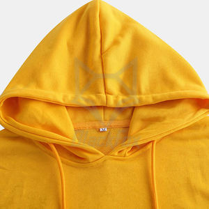 Sudadera con capucha personalizada para hombre de la mejor calidad al por mayor, diseño único de lana de invierno, logotipo personalizado impreso, liso teñido, con capucha sólida - Product Image 3