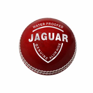 Lot de 6 balles de cricket Jugur en cuir rouge 156gm -160gm Meilleure qualité balle de cricket en cuir Tannd ALUM de norme internationale - Product Image 1