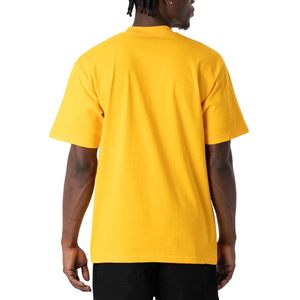 เสื้อยืดคอกลมแขนสั้นผ้าฝ้ายเฮฟวี่เวทสำหรับผู้ชายเสื้อทรงสามขนาด - Product Image 3