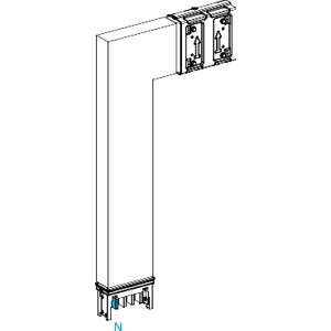Raccordo per condotti Schneider Electric KSA400DLF41A, gomito verso il basso, segmento B M-TO-M 400A - Product Image 1