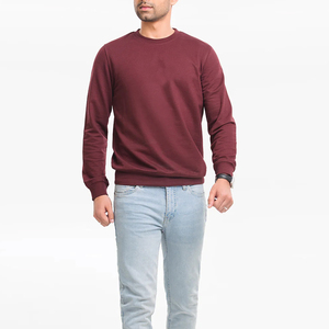 Sudadera deportiva personalizada de alta calidad 2025 para hombre, cuello redondo de lana suave de poliéster/algodón para invierno - Product Image 1