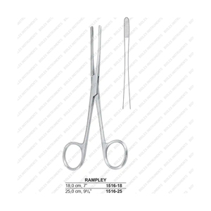 คีมฟองน้ำ perlkmann สำหรับการจับคีมโค้งตรงหยัก25ซม. คีมผ่าตัดทั่วไปคีมฟองน้ำทางการแพทย์ - Product Image 2