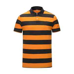 เสื้อโปโลผู้ชายผ้าฝ้ายทรงคลาสสิก สไตล์ลำลอง สตรีทแวร์ แขนสั้น ปักลายตามสั่ง แฟชั่นท็อป - Product Image 1