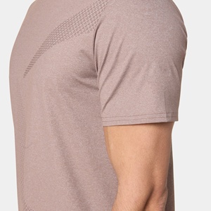 Camiseta Deportiva, Talla Estadounidense, Logotipo Personalizado, 95% Algodón, 5% Elastano, Transpirable, Corte Ajustado, Manga Corta, Ropa de Entrenamiento para Hombre con Estampado - Product Image 5