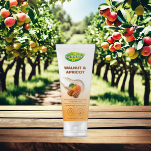 Fórmula de espuma exfoliante facial para acné de nogal y albaricoque superventas limpieza profunda Etiqueta Privada - Product Image 2