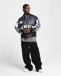 Chaqueta universitaria de diseño personalizado al por mayor para hombre, chaqueta bomber de invierno con cierre de botones y bolsillos interiores Letterman College Baseball - Product Image 4