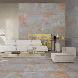 Pierre de Lave Salle de Bain 600x1200 Jaune Mat Marbre Poli Travertin Dalle de Sol Premium Carrelage - Product Image 6