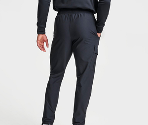 Men <b>Cargo</b> Pocket Slim Fit Trousers Ladies Stylish Wide Leg Formal Trousers Casual Straight Fit Everyday Trousers - Product Image 4