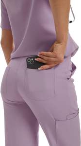 Conjuntos de uniformes médicos de manga larga personalizados, trajes médicos de algodón al por mayor para médicos y enfermeras, ropa de hospital - Product Image 3