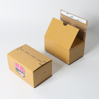 Emballage en papier kraft personnalisé Boîte ronde à fermeture éclair double marron avec doublure en éponge Logo d'estampage à chaud Outils de papier de stratification mat