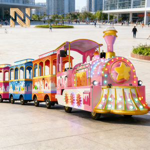 <span class=keywords><strong>Tren</strong></span> sin rieles con luces LED temáticas de dulces Nova Rides, 24 asientos, para niños, para centros comerciales, parques de atracciones, en venta. - Product Image 3