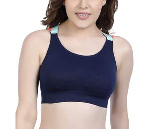 Soutien-gorge de sport pour femme de qualité supérieure, uni, confortable, avec service OEM, soutien-gorge de sport respirant de qualité supérieure à vendre - Product Image 1