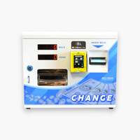 Distributeur de jetons MV-101 AWN avec lecteur Nayax, boîtier blanc, simple trémie, capacité de ~1000 billets pour utilisation en arcade