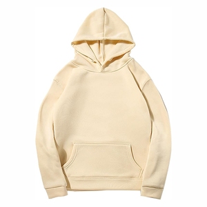 Venta al por mayor de sudaderas con capucha de los hombres Casual Plain Men Fashion Pullover Hoodies de alta calidad 100% algodón en blanco sin marca Sudadera con capucha de gran tamaño - Product Image 3