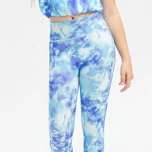 Nuevos diseños de cintura alta Leggings de yoga Sublimación Logo Imprimir Mujeres Leggings Yoga Fitness Leggings transpirables - Product Image 5