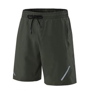 กางเกงขาสั้นชายหาดแบบลำลองสำหรับผู้ชายกางเกงขาสั้นเล่นฟิตเนสวิ่งออกกำลังกายสีดำสำหรับฤดูร้อน - Product Image 5