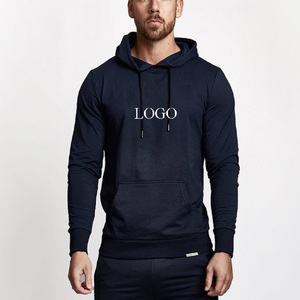 Premium Quality Quick Dry Solid 100% Cotton Fleece Men <b>Hoodie</b> Sweatshirt Blank Oversize <b>Plain</b> Casual <b>Hoodie</b> Cheap Price - Product Image 2