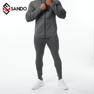 ชุดออกกำลังกายยืดได้ระบายอากาศได้ดีสำหรับฤดูใบไม้ผลิชุดออกกำลังกายสำหรับผู้ชายขนาดพลัสไซส์ออกแบบได้ตามต้องการ - Product Image 5