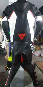 Traje de Motociclismo de Cuero Unisex HMB-2106A, Estilo Moderno, Resistente al Viento, para Hombres Adultos - Product Image 4