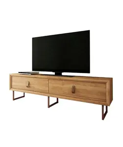 LED en bois de Style moderne et élégant ou support TV Table de Console multimédia pour meubles de salon au prix de gros