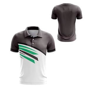 Camisetas Polo con Estampados Personalizados por Sublimación, Camisetas de Golf de Manga Corta, Camisetas de Poliéster con Estampado para Hombre, Camisetas de Algodón con Patrón Sólido - Product Image 1