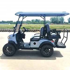 Voitures de golf électriques à prix bas, buggy en vente, mini voitures de golf canadiennes certifiées CE, 50-70 km/h, autonomie de 30-50 km, 4+2 places, batterie 12V - Product Image 6