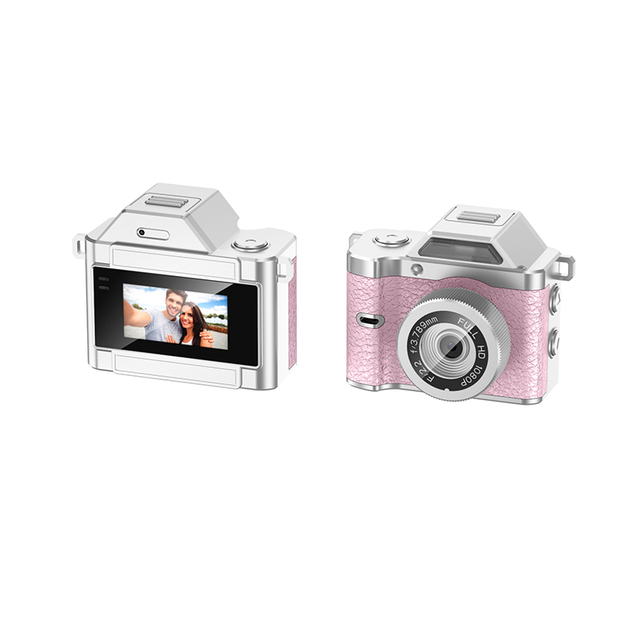 Kids Camera Mini Keychain Camera 1080P 0.96 Inch Screen Mini Thumb Point Shoot Camera Mini Camera for Kids Campus Life Recording