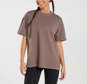 IGH uality-camisetas de manga corta para mujer, camisa de manga corta vertida de algodón, 100% - Product Image 1