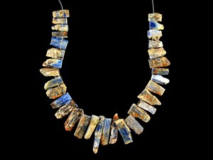 Perles de Kyanite Bleues Naturelles Collier à Lame Brute et Rugueuse Kyanite Superposition Boho Collier Plaque de Cristal de Guérison Pierres Précieuses Lâches - Product Image 4