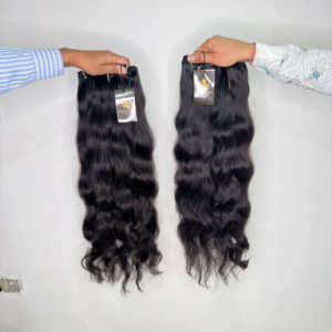 ผมต่อแนวเส้นขนมิงค์อินเดียนวิหารผมคนบราซิล100% ยังไม่ได้ทำผมบราซิล - Product Image 6