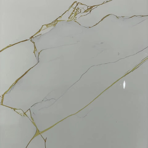 กระเบื้องปูพื้นพอร์ซเลนสีทองธรรมชาติสวยงาม600x1200กันลื่นสำหรับห้องน้ำร่วมสมัยวิลล่าโรงเรียนและห้างสรรพสินค้า - Product Image 1