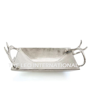 Bol de service pour fruits et légumes, tendance du moment, finition nickelée brillante, pour la maison, l'hôtel et le restaurant - Product Image 6