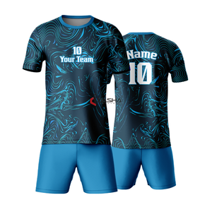 Conjunto de uniforme de fútbol personalizado de alta calidad para hombres Camiseta de fútbol OEM ODM y camiseta de sublimación corta - Product Image 4