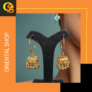 ชุดต่างหูชุบทอง22CT สำหรับผู้หญิงชุดเครื่องประดับต่างหูดีไซน์ใหม่ - Product Image 2