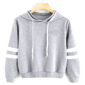 Sudadera con Capucha Personalizada para Hombre y Mujer, Negra con Rayas, Hombros Caídos, Forro Polar, Sudadera con Capucha Lisa al por Mayor, Ropa Urbana - Product Image 5