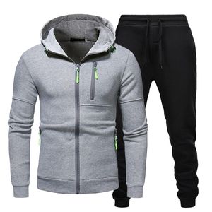Survêtement d'entraînement deux pièces pour hommes, survêtement personnalisé OEM pour hommes, survêtement sur mesure, vêtements de sport, jogging, survêtements, vente en gros - Product Image 1
